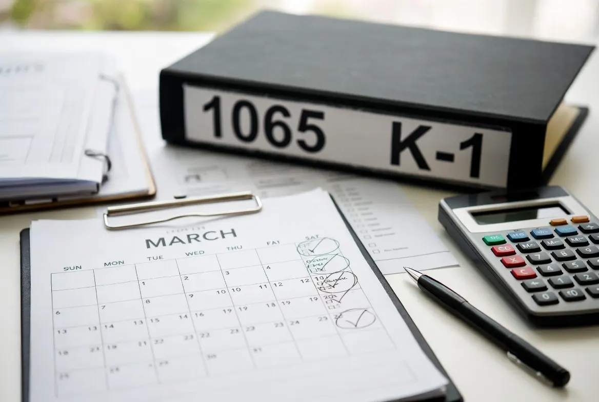 Form 1065 and K-1 deadline checklist for multi-member LLCs in Illinois
